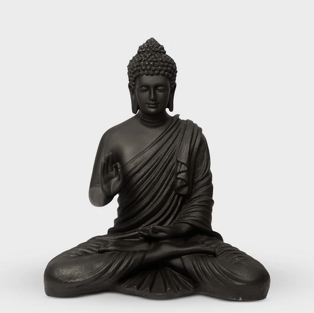 Tranquil BIg Black Buddha – Radiating Peace & Inner Calm