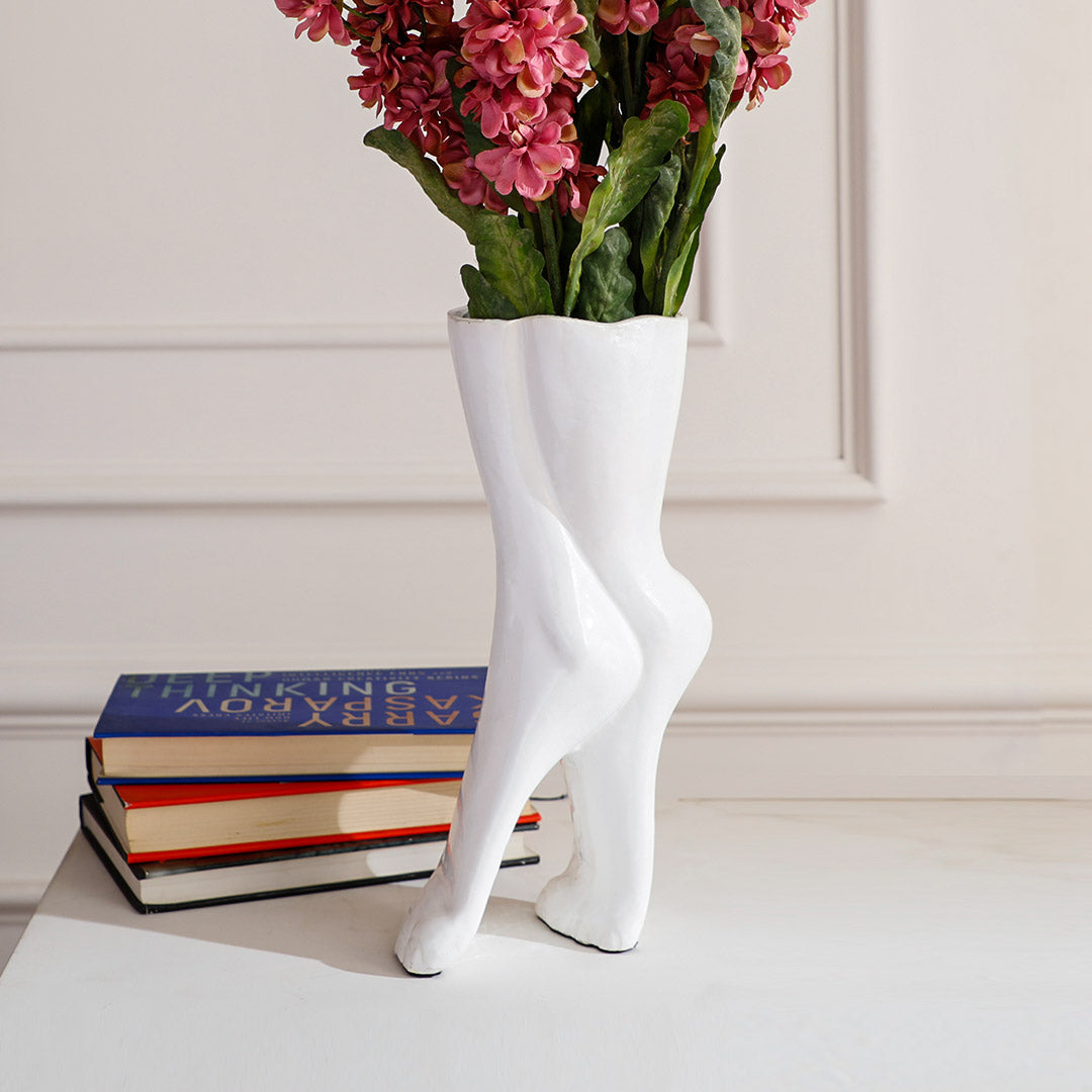 Alba White Vase