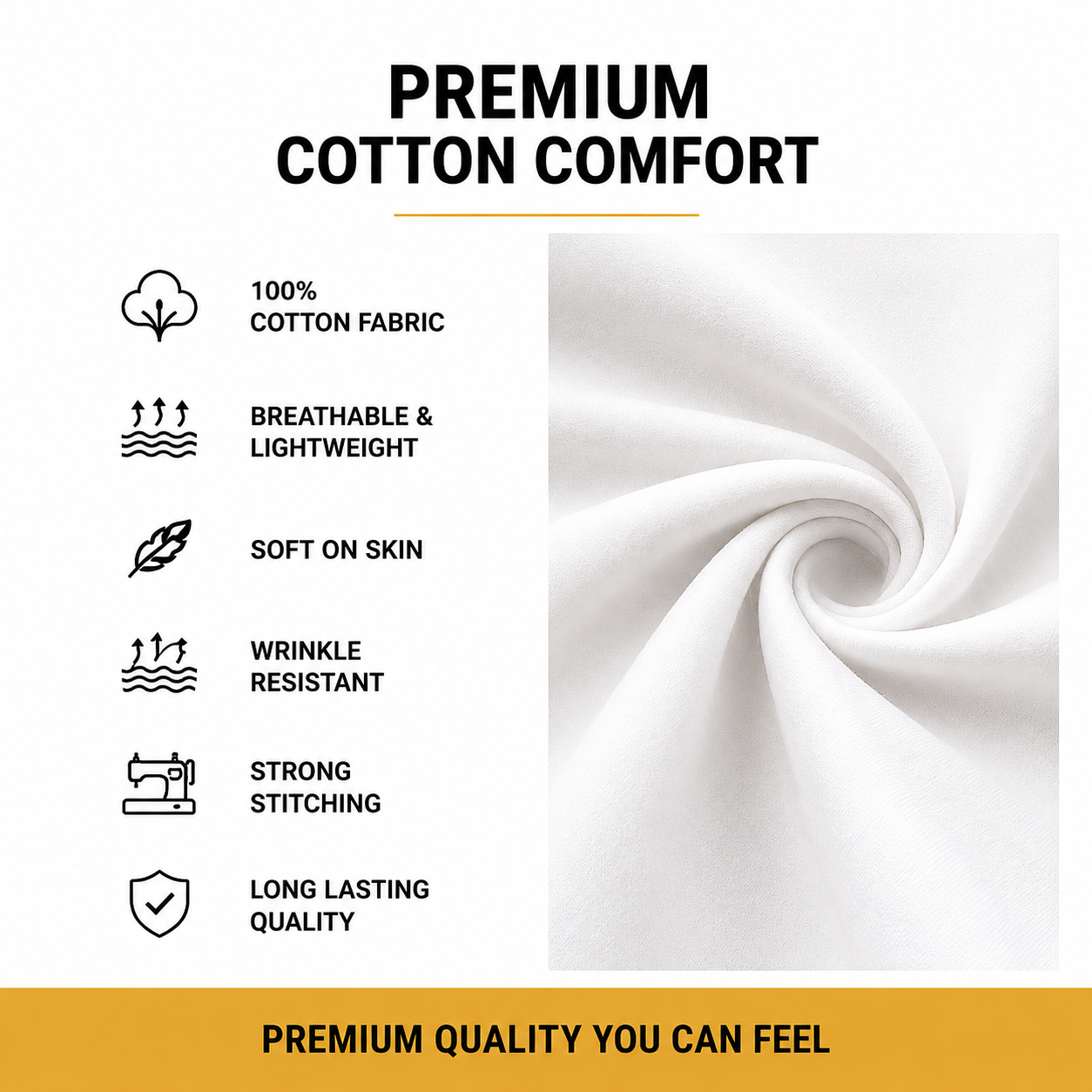 White & Black Cotton Shirts Combo For Men (Pack of 2)