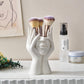 PalmCraft White Ceramic Face Vase